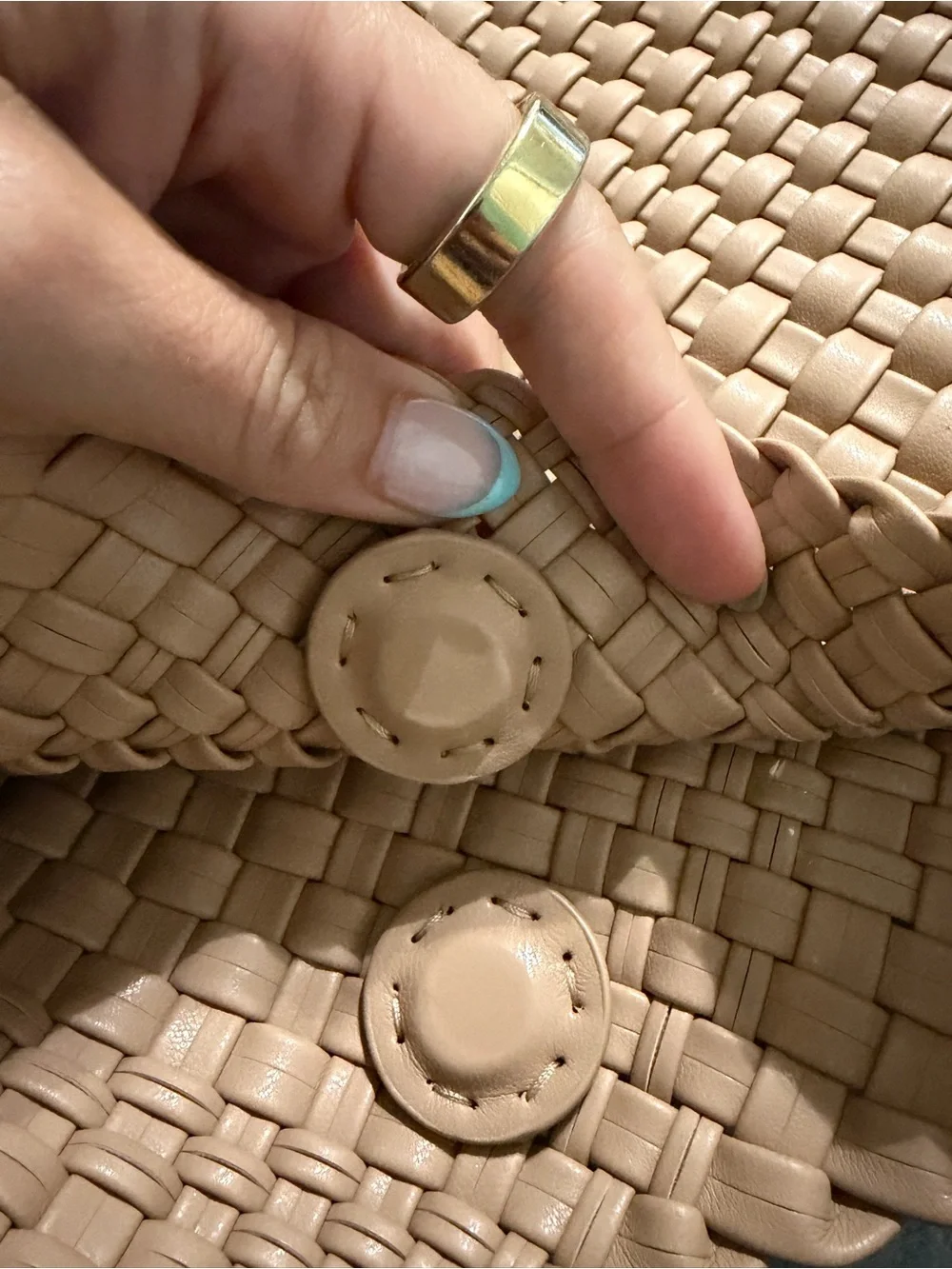 Woven Hobo Shoulder Bag- Medium